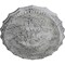 Ekena Millwork Oxford Ceiling Medallion, Hand-Painted Ultra Pure White Crackle, 16 7/8"W x 11 3/4"H x 1 1/2"P CM16OXUWC - alternate 2